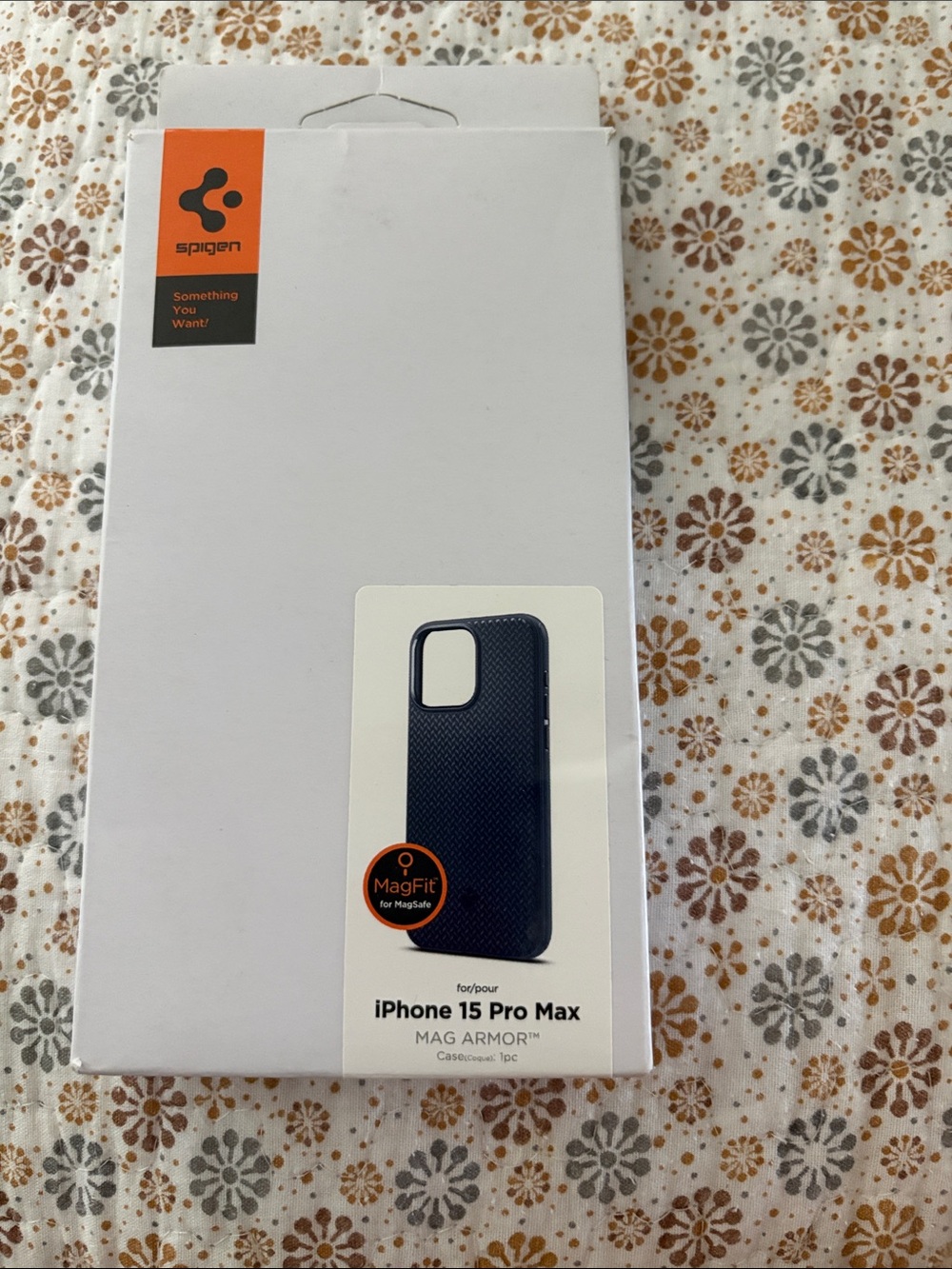 Spigen Mag Armor Case for iPhone 15 Pro Max – Navy Blue